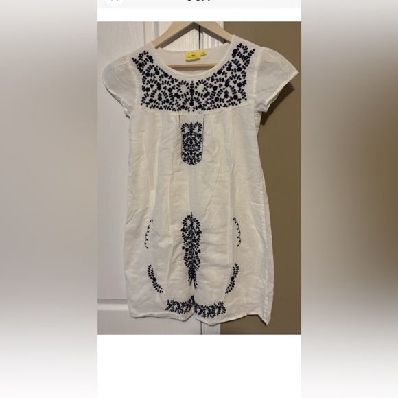 Roberta Roller Rabbit Dresses & Skirts - Roberta Roller Rabbit Ivory Dress with Navy Detailing